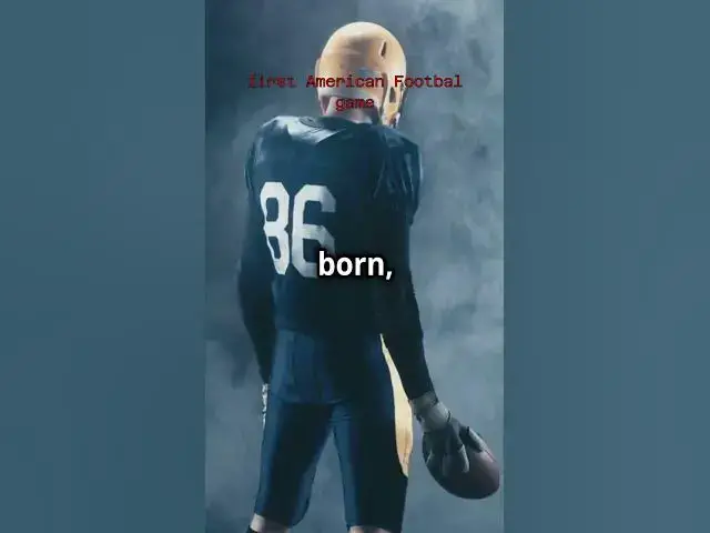 Video thumbnail for American Football, How its started #sports #ball #shorts