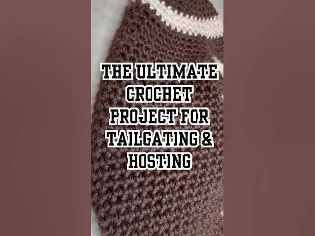 'Video thumbnail for Crocheters are you ready for football season? ⬇️'