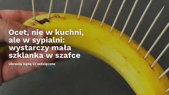 'Video thumbnail for Ocet, nie w kuchni, ale w sypialni: wystarczy mała szklanka w szafce | Ubrania będą Ci wdzięczne'