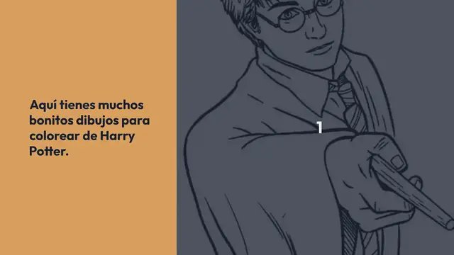 Video thumbnail for Dibujos para colorear de Harry Potter
