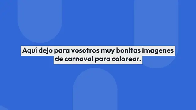 Video thumbnail for Imagenes de carnaval para colorear