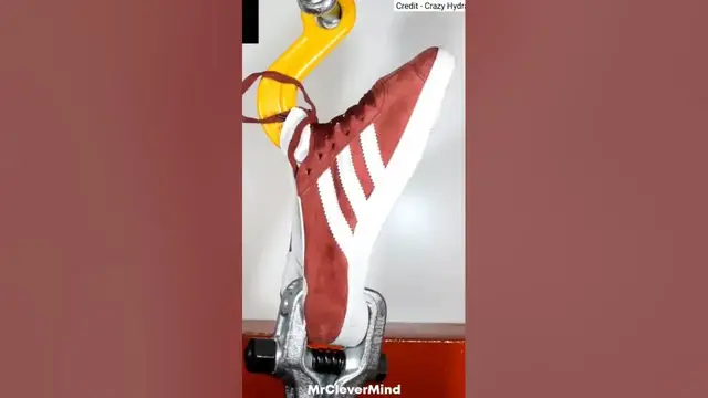 Video thumbnail for shoes strength experiment #viral #shots