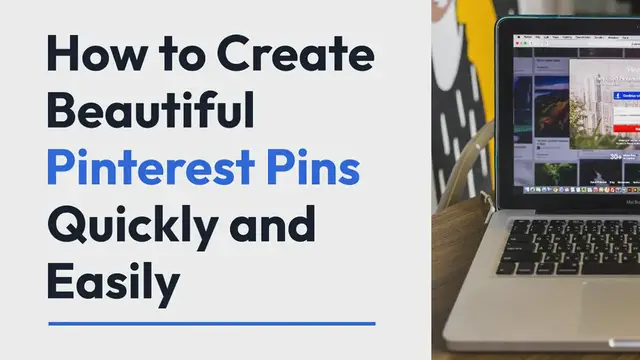 Video thumbnail for How to Create Beautiful Pinterest Pins Quickly and Easily with Canva Templates