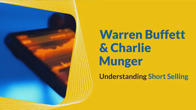 Video thumbnail for Warren Buffett Charlie Munger-Short Selling