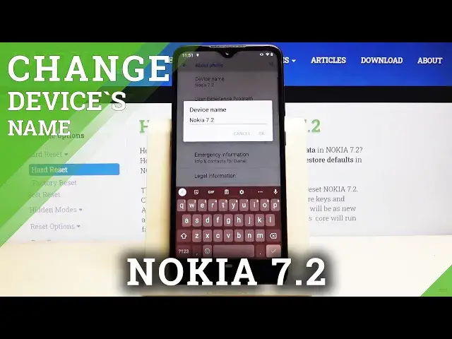 'Video thumbnail for How to Change Device Name in NOKIA 7.2 – Set Up Username'
