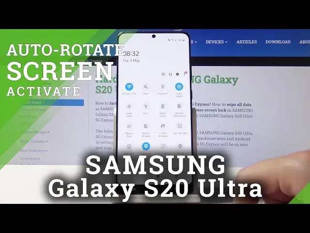 'Video thumbnail for How to Turn On Auto Rotate Screen in SAMSUNG Galaxy S20 Ultra 5G SD865 – Set Auto-Rotation'