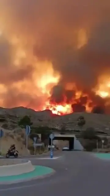 Video thumbnail for حاصرتهم النيران في سياراتهم.. 12 قتيلاً في حريق غابات جنوب إسبانيا و23 مفقوداً