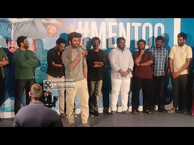 Video thumbnail for SHARWANAND SPEECH AT #MENTOO MOVIE TEASER LAUNCH | MENTOO MOVIE | Friday Entertainment