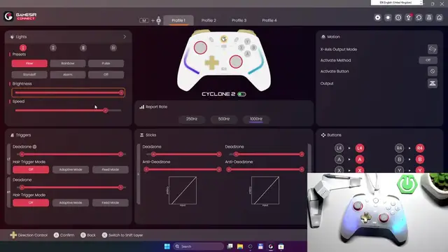 Video thumbnail for GameSir Cyclone 2 – How to Change RGB Brightness Level
