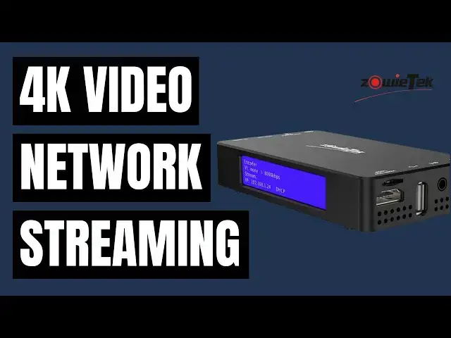 Video thumbnail for How to Set Up 4K Live Streaming with Zowietek - 4K HDMI NDI Video Encoder/Decoder