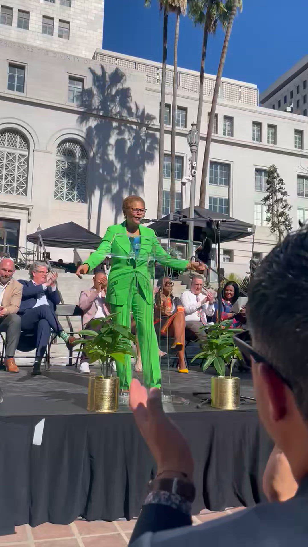 Video thumbnail for LA Mayor  Karen Bass introduces LAJF Founder & CEO Martin Ludlow