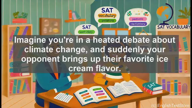 Video thumbnail for 5000 Must Know SAT Vocabulary - SAT Vocabulary: Understanding and Using 'Irrelevant'