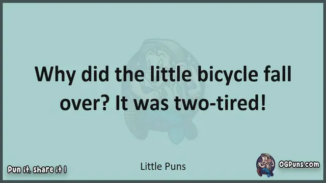 Video thumbnail for Little - Jokes, Puns, Wordplays, and Laughter