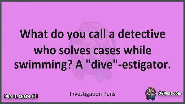 Video thumbnail for Investigation - Jokes, Puns, Wordplays, and Laughter