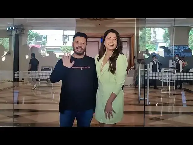 Video thumbnail for Rashmika Mandanna & Vikas Bahl Promote The Film ‘Goodbye’