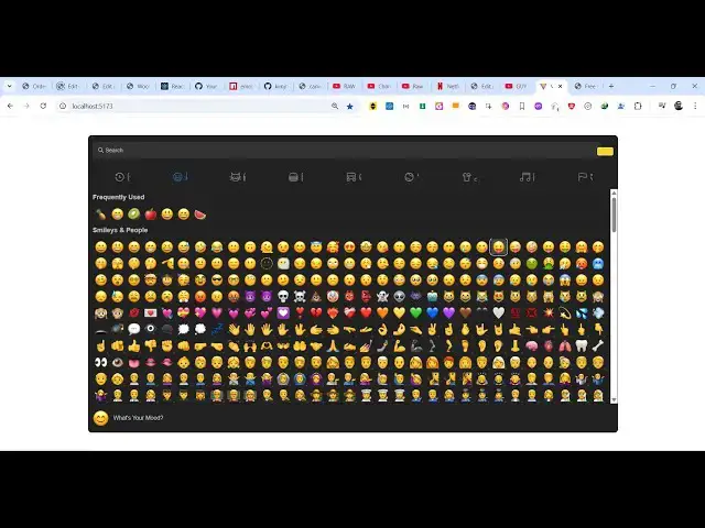 Video thumbnail for React.js Project to Integrate Emoji Picker Window Using emoji-picker-react Library in JSX
