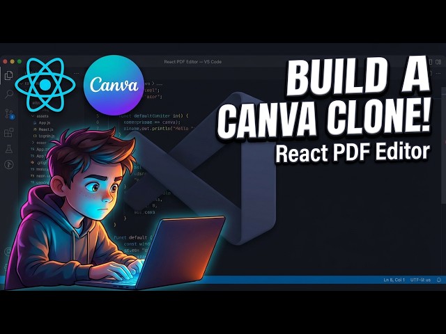 Video thumbnail for Build a React.js Canva Clone PDF Editor Clone in Browser Using PDF-LIB & PDF.js in TypeScript