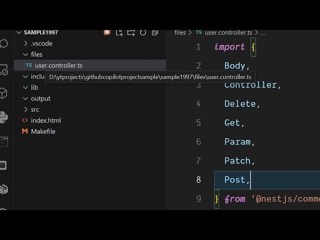 Video thumbnail for 🧠 VSCode Hack for NestJS Devs – Auto Create Files Without Typing!