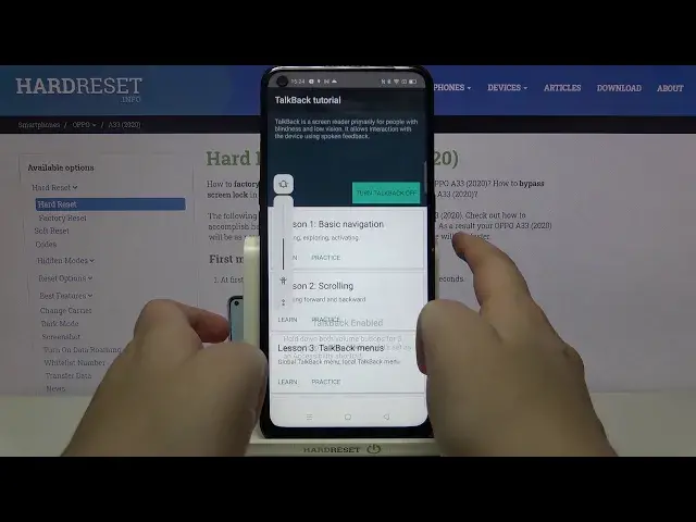 'Video thumbnail for How to Use TalkBack on OPPO A33 2020 – Activate TalkBack'