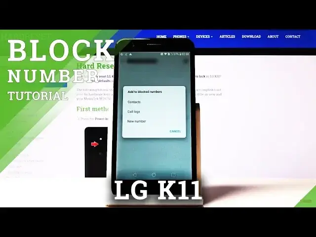 'Video thumbnail for How to Block Number in LG K11 – Block Calls & Texts'