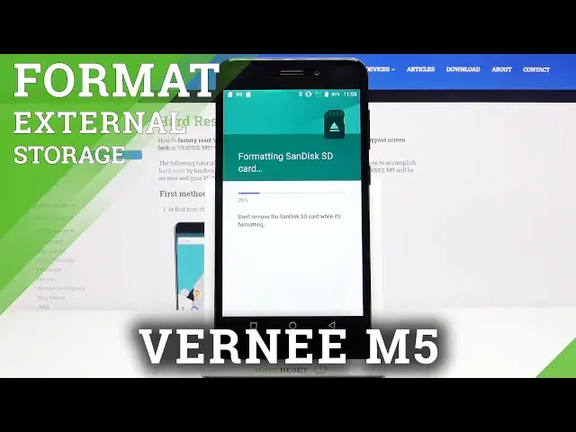 'Video thumbnail for How to Easily Format SD card on VERNEE M5 - Delete SD Card Data'