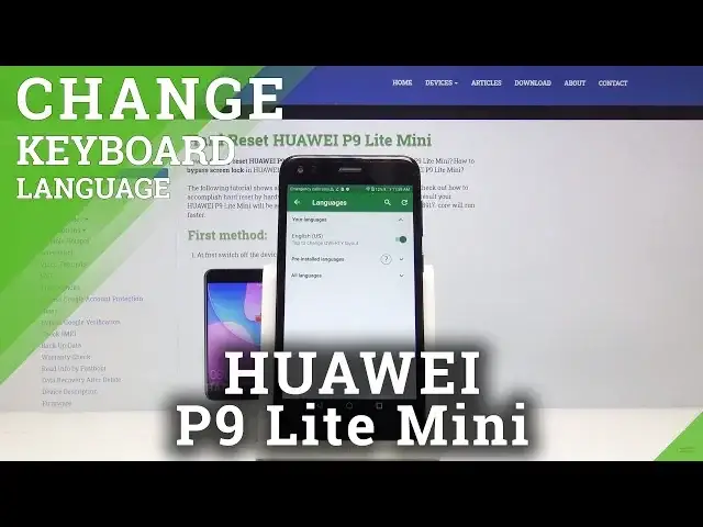 'Video thumbnail for How to Change Keyboard Language in Huawei P9 Lite Mini'