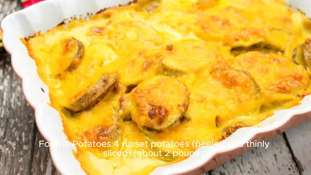 Video thumbnail for Scalloped potatoes recipe