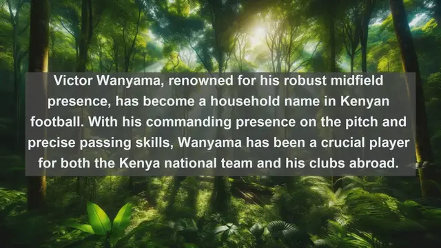 Video thumbnail for Kenya's Finest: Top 10 Football Players Making Waves in the African Football Scene