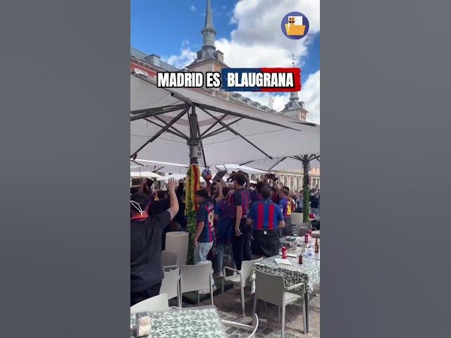 Video thumbnail for 🔥 Las calles de Madrid se tiñen de blaugrana. ¿Confiáis en la remontada?