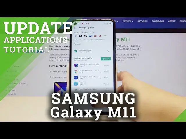 Video thumbnail for How to Download Newest App Version in Samsung Galaxy M11 - Update Apps