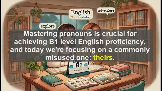 Video thumbnail for 2500 Must Know CEFR B1 Vocabulary - How to Use 'Theirs' Correctly: Essential Tips for B1 English