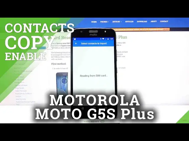 'Video thumbnail for How to Copy Contacts on MOTOROLA Moto G5S Plus – Manage Contacts'