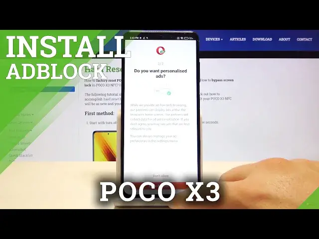Video thumbnail for How to Block Ads on POCO X3 – Install AdBlock App