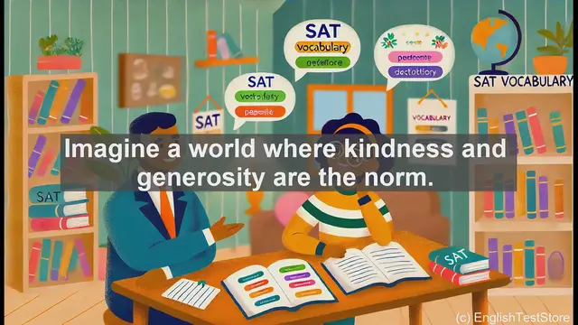 Video thumbnail for 5000 Must Know SAT Vocabulary - Beneficent: The Power of Kindness and Generosity