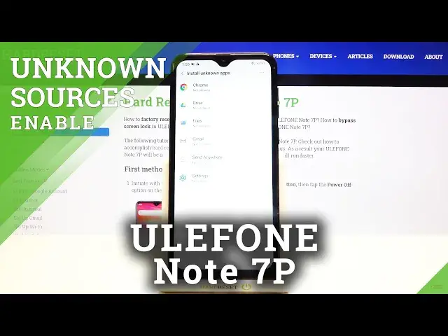 'Video thumbnail for How to Allow Unknown Sources in ULEFONE Note 7P – Allow App Installation'
