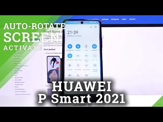 Video thumbnail for How to Turn On & Off Rotate Screen in HUAWEI P Smart 2021 – Find Automatic Rotation