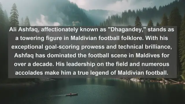 Video thumbnail for Island Legends: Top 10 Famous Football Players in Maldives