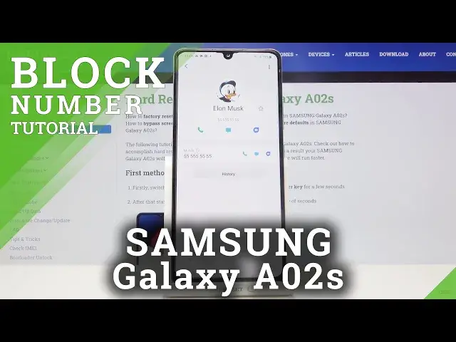 'Video thumbnail for How to Block Number in SAMSUNG Galaxy A02s – Set Up Blocklist'