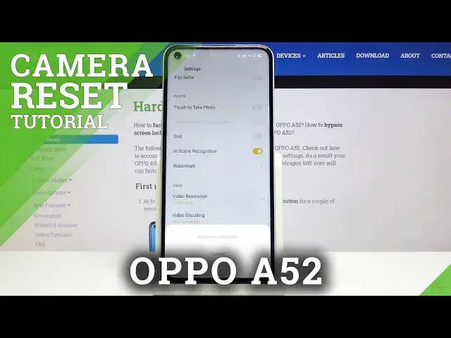 'Video thumbnail for How to Reset Camera in OPPO A52 - Fix Camera Settings'