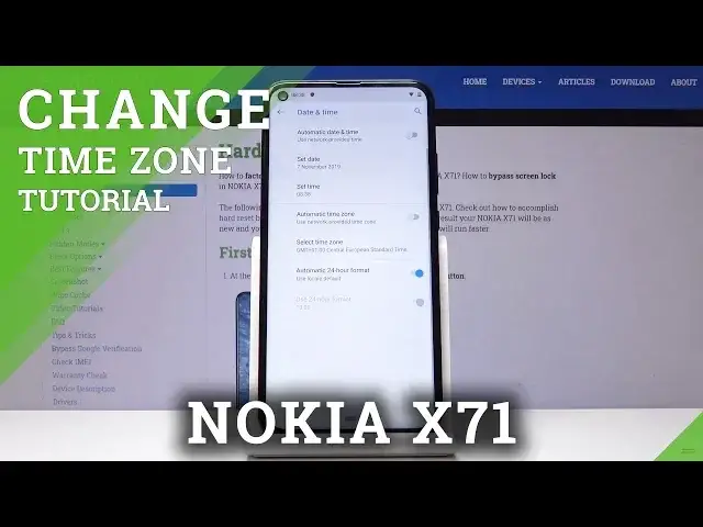 'Video thumbnail for How to Change Date & Time in NOKIA X71 - Time Settings'