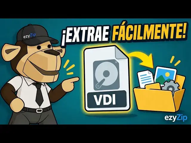 Video thumbnail for 📀 Cómo extraer archivos VDI en línea gratis | Sin necesidad de instalar programas