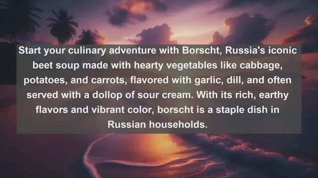 Video thumbnail for Exploring Russian Cuisine: Top 10 Mouthwatering Foods to Try