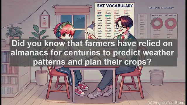 Video thumbnail for 5000 Must Know SAT Vocabulary - SAT Vocabulary: Understanding 'Almanac' and Its Significance