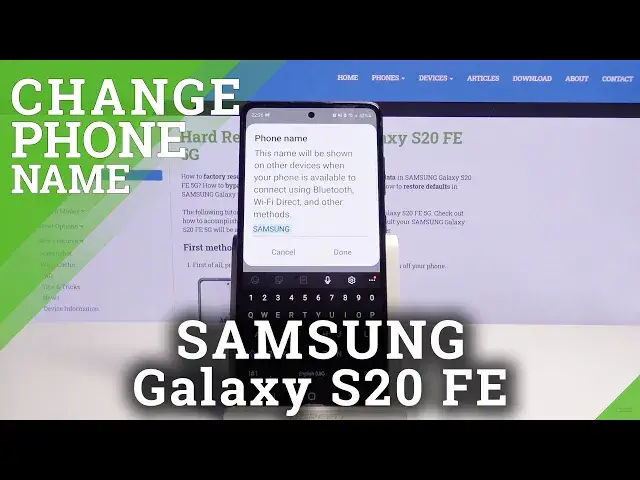 'Video thumbnail for How to Change Device’s Name on SAMSUNG Galaxy S20 FE 5G – Rename Phone'