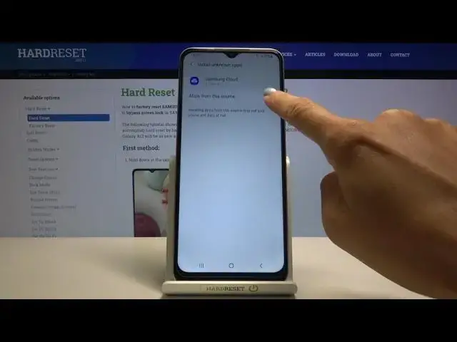 'Video thumbnail for How to Enable Unknown Sources in SAMSUNG Galaxy A12 – Install Unknown Apps'