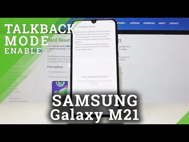 'Video thumbnail for How to Activate TalkBack in SAMSUNG Galaxy M21 – Voice Assistant'