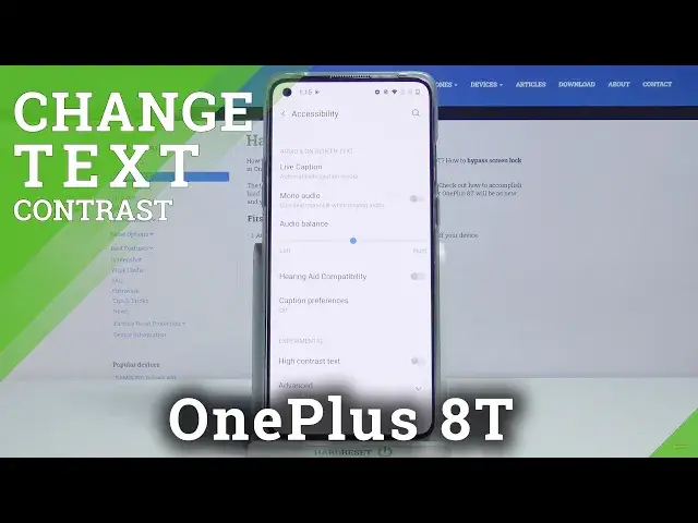 'Video thumbnail for How to Customize Display Settings in OnePlus 8T - Activate High Contrast Text Option'