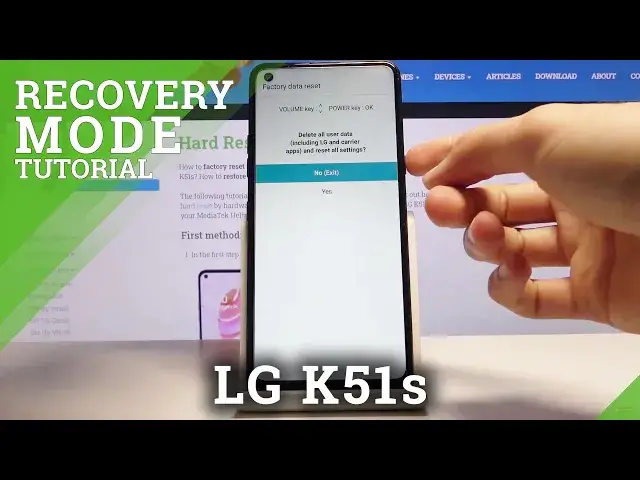 'Video thumbnail for How to Open Recovery Mode on LG K51s'