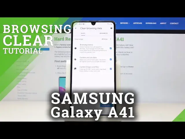 'Video thumbnail for How to Clear Browsing Data in SAMSUNG Galaxy A41 – Delete Browser History'