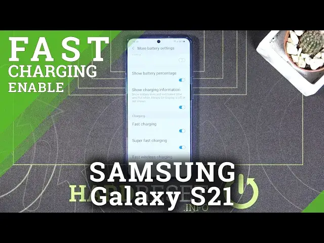 Video thumbnail for Samsung Galaxy S21 - Turn On Super Fast Charging